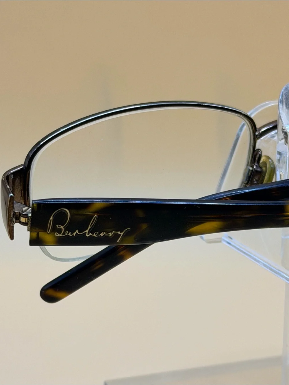 Burberry Half-Rim Eyeglasses frames - Unisex